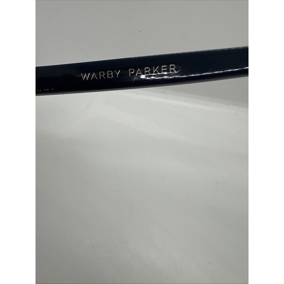 Warby Parker Nemsey W394 52 22-145 Blue Frame Polarized Sunglasses - Picture 4 of 6